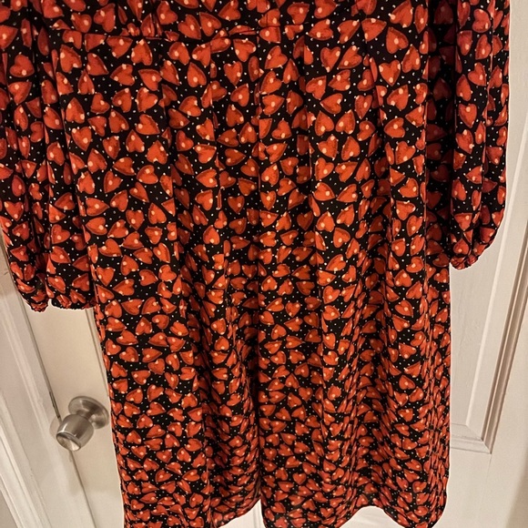 Disney alice in wonderland cold shoulder Sleeve Midi Sundress - Picture 3 of 9